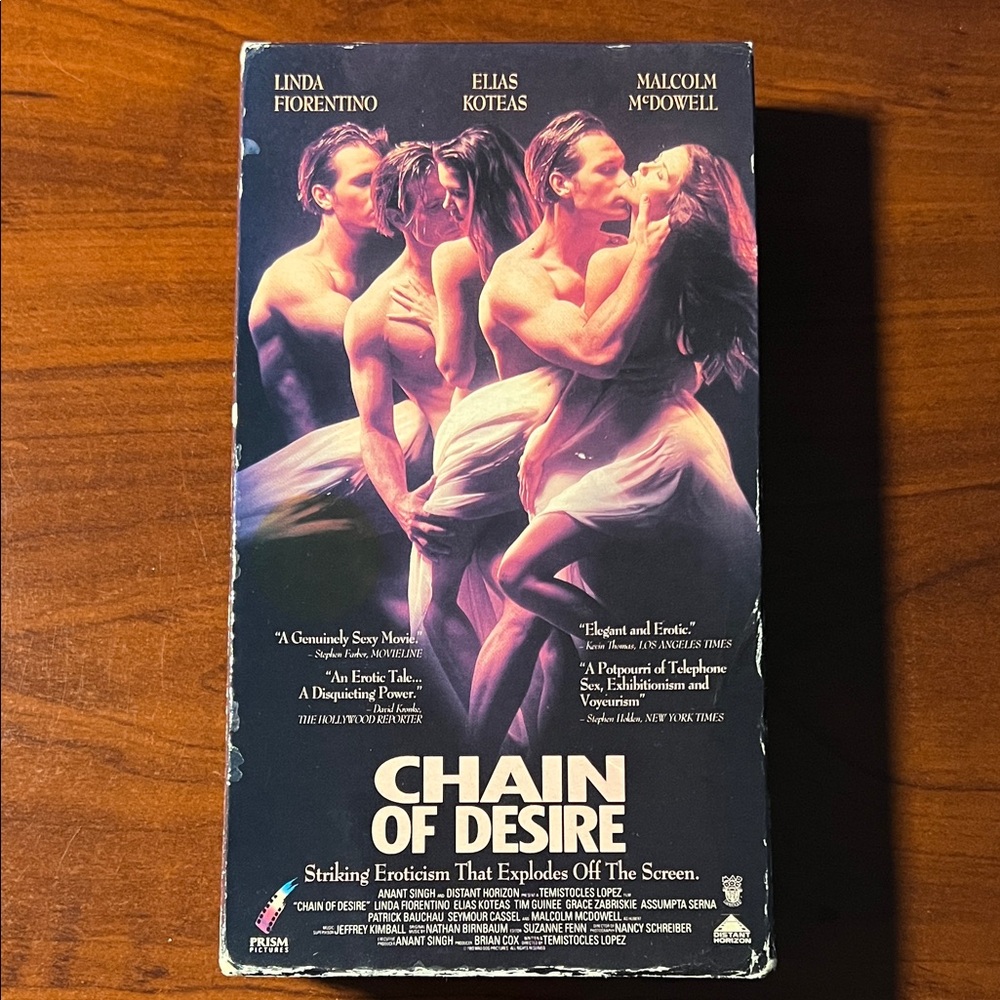 Chain of Desire VHS Rare OOP No DVD Linda Fiorentino